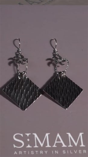 Handmade Silver Dangle Earrings – Lightweight Drop Jewelry for Women, Festive Diwali, Halloween & Christmas Gift - Etsy