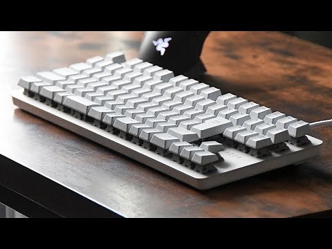 [White Razer] We highly recommend the stylish and cost-effective BlackWidow Lite tenkeyless keybo...