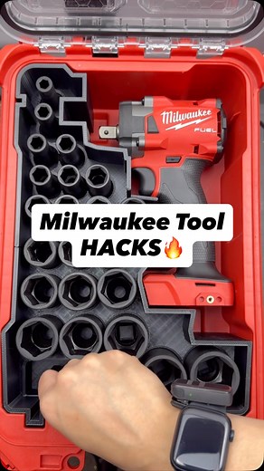 Smooth. Precise. Organised. 🔧🔥 Watching your Milwaukee sockets and tools slide perfectly into place is just satisfying. Our custom PACKOUT™ inserts for impacts, ratchets, and full socket sets are built for that seamless fit — everything has its spot, no forcing, no mess. ✅ Designed for a smooth, perfect slide every time ✅ Holds full deep & standard socket sets, impacts & ratchets ✅ Hidden storage for extensions & extras 🔥 High heat-resistant plastic, built for jobsite abuse 🇦🇺 Made tough in