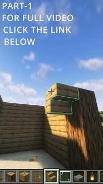 Build This Easy Oak House in 30 Seconds! 🏡 Minecraft #shorts