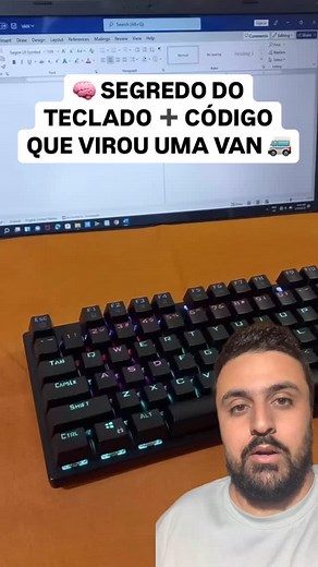 SEQUE E APRENDE MAIS TRUQUES!✨📱 Sabia que o teclado do seu PC pode esconder atalhos secretos que ninguém te conta? Hoje eu mostrei como transformar um simples código em uma van 🚐, usando apenas o teclado do computador. Se você usa computador todos os dias, é hora de aprender os truques escondidos no seu teclado de PC. Muita gente ignora esses comandos simples que estão disponíveis no PC. Mas cada dica como essa transforma seu jeito de usar o computador. Eu trago diariamente truques rápidos e ú