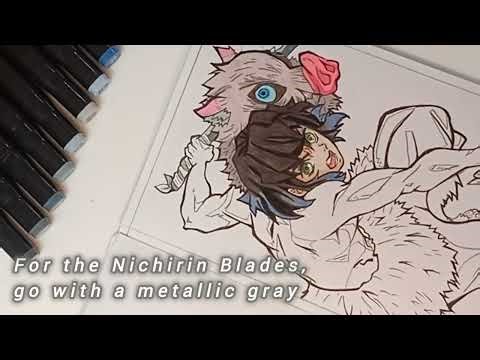 How to Draw Inosuke Hashibira (Demon Slayer) Tutorial for Beginners @manos-07