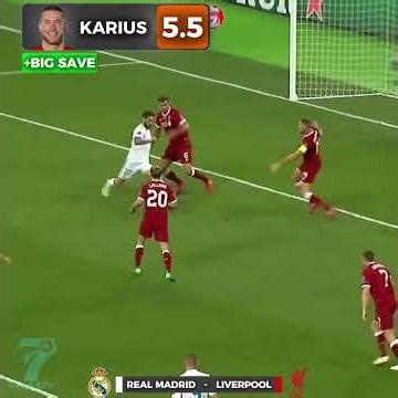 Karius Rating Performance - Real Madrid vs Liverpool #football #Soccer #footballedit #edit #rating