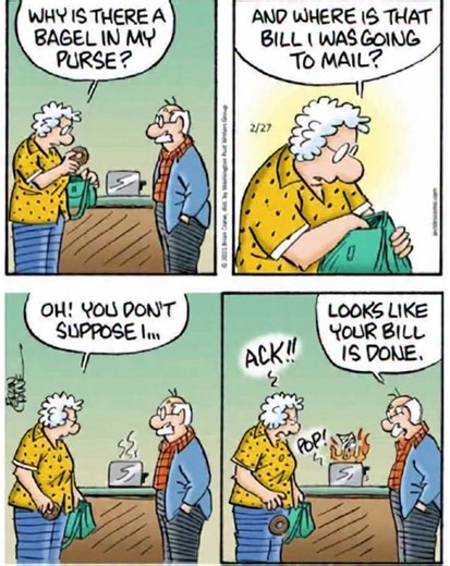 "When you accidentally shred your bill and your snack survives." #fblifestyle #picklescomichub #OpalandEarl #PickleMyLife #comiclife #comicworld | Pickle My Life