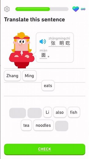 ****Let’s learn Chinese with Duolingo #duolingo #beginner #learn #china section 1:rookie unit 3