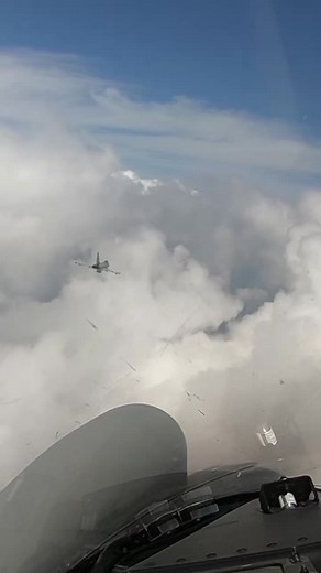 3.3M views · 26K reactions | Finding gaps in the cloud at 330mph ☁️ | RAF Typhoon Display Team | Facebook