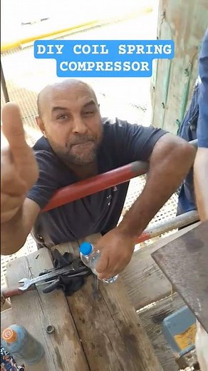 DIY MECHANICAL COIL SPRING COMPRESSOR