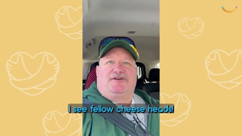 Father receives surprise ticket to his inaugural Green Bay Packers game