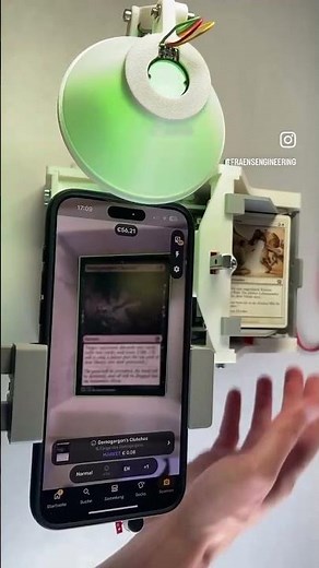 DIY Magic Card Scanner #mtg #tcgscanner #mtgscanner #3dprintedmachine
