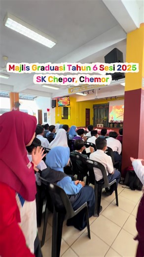 TV PSS melaporkan Majlis Graduasi Tahun 6 Sesi 2025 di hari terakhir persekolahan Selamat bercuti semua!🌈✨