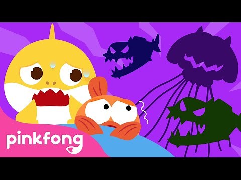 Baby Shark's Nightmare👻 | Spooky Sea Monster | Sing Along with Baby Shark | Pinkfong Songs for Kids