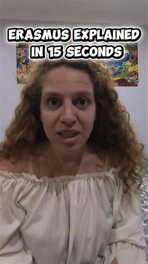 What is Erasmus? (Study Abroad Explained in 15 Seconds) 🇪🇺