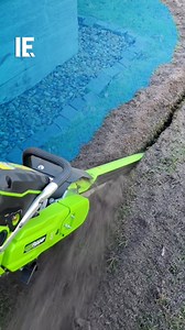 When you don't have a shovel, but you have a chainsaw... 🎥: kristofer_strand / IG | Crafty Engineer