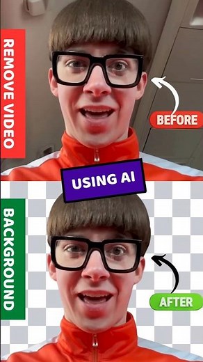 Remove Background from Videos Using AI | Video Background Remover #ai #videobackgroundremove