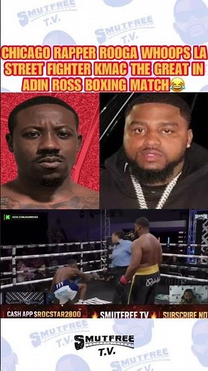Rooga Beats Kmac The Great in Adin Ross Boxing Match 👀