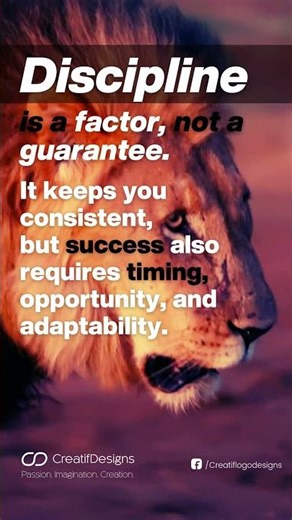 Discipline & Success | Stay Disciplined for Success | Discipline is Key