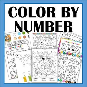 Color By Number Coloring Pages – 23 Fun & Educational Coloring Activity Sheets