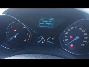 Comment réinitialiser le voyant d'huile sur Ford Kuga