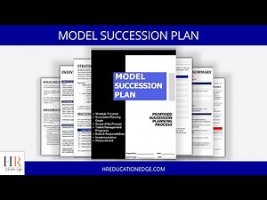 Succession Planning Template for HR | Talent Pipeline & Leadership Development Workbook