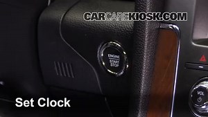 How to Set the Clock / Change Time on a 2016 Lincoln Navigator L Select 3.5L V6 Turbo