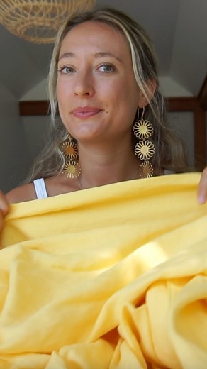 Sewing with Solana on Instagram: "Full YouTube tutorial is now up 🌻 let me know what tutorial I should film next fabric: Etsy linen dream shop"