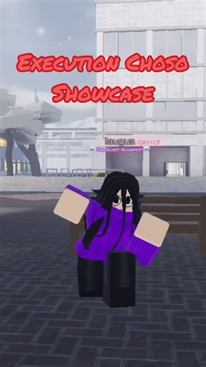 EXECUTION CHOSO SHOWCASE!!! [Project Baki 4] #jujutsukaisen #jjk #anime #roblox #呪術廻戦