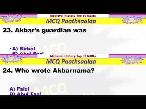 Mediaeval History Top 50 Important MCQ | Railway Group D, MTS, SSC CHSL 2026, SSC | VIDEO NO 18 #yt
