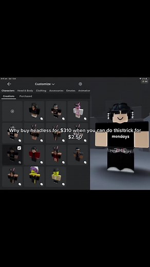 Only works in r6 games #oscar_ontiktok #roblox #foryou #xyzbca #headlessroblox