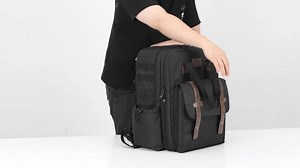 Hairdresser Bag, Professional Makeup Bag for Hairstylist, Large Capacity Hairdressing Bag with Shoulder Strap and Waist Belt, Travel Hairdressing Tools Storage Organizer with Heat Insulation Material