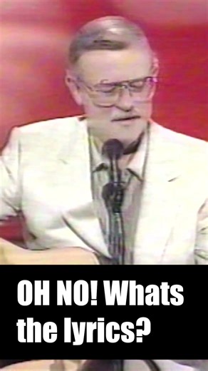 Roger Whittaker forgets the lyrics! 🎤🤣 Classic TV Blooper #tv #funny #retro