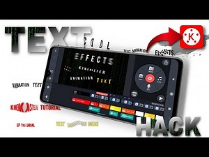 COOL TEXT ANIMATION in Kinemaster TUTORIAL || KINEMASTER TEXT TRANSITIONS IDEAS & TRICKs