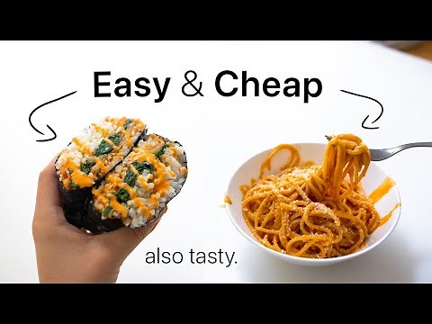 5-Ingredient Meals ANYONE can make (healthy, vegan & budget friendly)