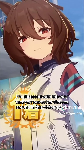 Why don’t ppl talk abt this more it’s adorable #fypシ #umamusumeprettyderby #agnestachyon