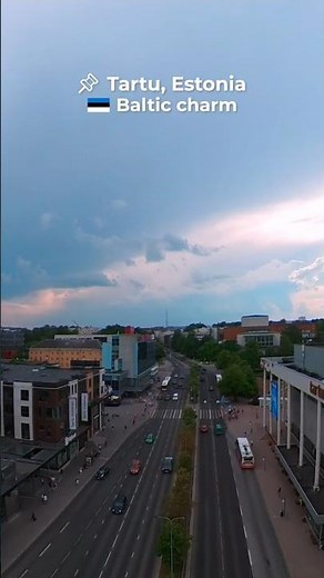 🇪🇪 Tartu Estonia from Above – 4K Drone