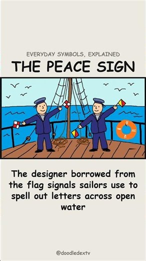 The Peace Sign Is Two Semaphore Letters | Symbols Explained