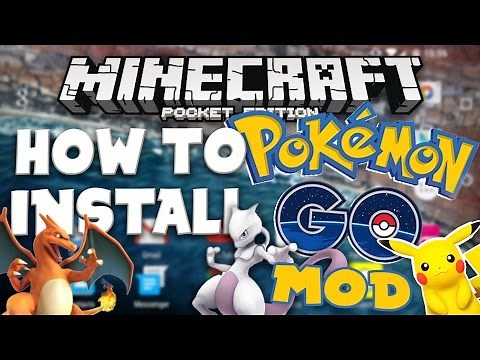 How to Install the POKEMON GO MOD for MCPE! Minecraft Pocket Edition Tutorial