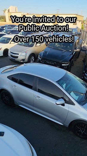 You’re invited to our upcoming public car auction. Over 150 vehicles will be passing through so come on by, check one out and take one home with you the same day! #carauction #publicauction #auctions #westcoastautoauction #subasta | Westcoastautoauction