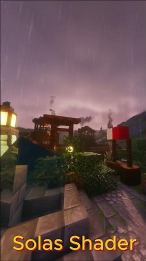 BEST SHADER? #minecraft #shaders #distanthorizon #minecraftshorts #minecraftshaders
