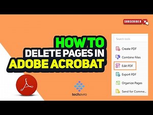 How to delete pages in adobe acrobat 2025