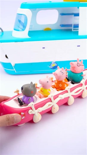 ASMR Peppa Pig Family Canoe Trip Satisfying #asmr #satisfying #review