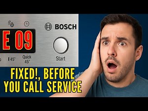 bosch sms63l18au dishwasher error code e09 – How to Fix It and What It Really Means