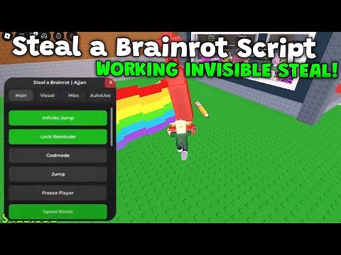 [OP] Steal a Brainrot Script - Invisible Steal, Anti Hit, Instant Steal, Speed Boost *NO KEY*