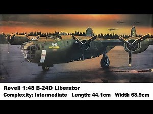 Large Scale! Revell 1:48 Consolidated B-24D Liberator Kit Review
