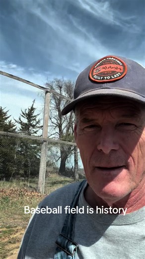 The baseball field is being turned into a parking lot. The back stop is coming down to make it easier to mow. And I have another use for these poles. I’m going to use them on my patio cover. #recycle #baseball