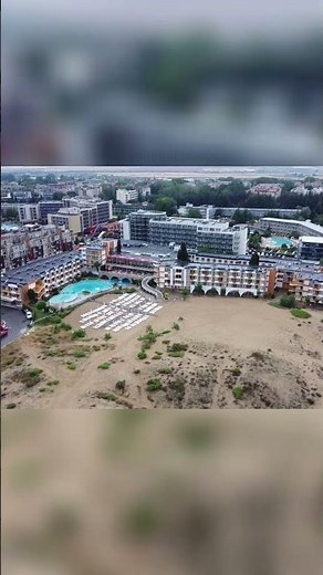 Nessebar Beach Hotel From a Drone — Bulgaria Aerial Tour