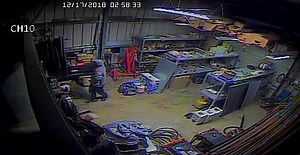 We’re looking for a suspect. Truth be told, we’re looking for a lot of suspects, but this one in particular is responsible for a burglary and theft at Wyatt-Fitzgibbons Sheet Metal, Inc. in Lakelandia*. The suspect we’re looking for is no wimp. In fact, he seems very physically fit, just not very morally fit. Sometime between Sunday, December 16th and Monday, December 17th, our suspect cut through a fence, then cut a hole into the wall of the business. Once inside, he climbed a wall to cut the s