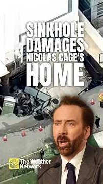Massive sinkhole swallows part of Nicolas Cage's Malibu home