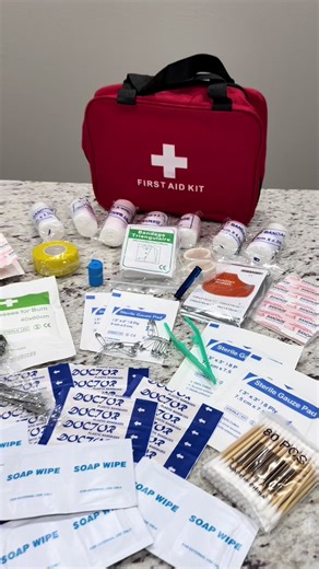160-piece ultimate first aid kit Waterproof, compact, and ready for anything #firstaid #safetyessentials #musthaves #lifesaver