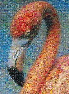 Buffalo Games Photomosaic, Flamingo - 1000pc Jigsaw Puzzle