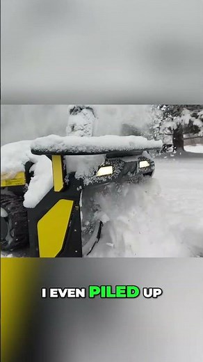 Yarbo Snow Blower: Impressive Clearing Power Review #shorts